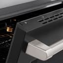 36 In. 5.2 Cu. Ft. Paramount Induction Range With 5 Element Cooktop And Electric Convection Oven In Stainless Steel With Black Matte Door view 4
