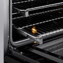36 In. 5.2 Cu. Ft. Paramount Induction Range With 5 Element Cooktop And Electric Convection Oven In Stainless Steel With Black Matte Door view 6