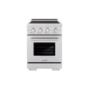 24 In. 3.2 Cu. Ft. Paramount Induction Range With 3 Element Cooktop And Electric Convection Oven In Satin Stainless Steel view 1