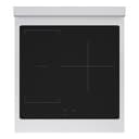 24 In. 3.2 Cu. Ft. Paramount Induction Range With 3 Element Cooktop And Electric Convection Oven In Satin Stainless Steel view 2