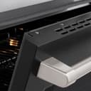 36 In. 5.2 Cu. Ft. Paramount Induction Range With 5 Element Cooktop And Electric Convection Oven In Satin Stainless Steel With Black Matte Door view 6