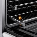 36 In. 5.2 Cu. Ft. Paramount Induction Range With 5 Element Cooktop And Electric Convection Oven In Satin Stainless Steel With White Matte Door view 8