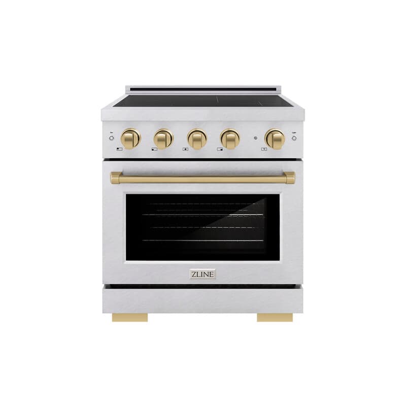Autograph Edition 30 in. 4.2 cu. ft. Paramount Induction Range with 4 Element Cooktop and Electric Convection Oven