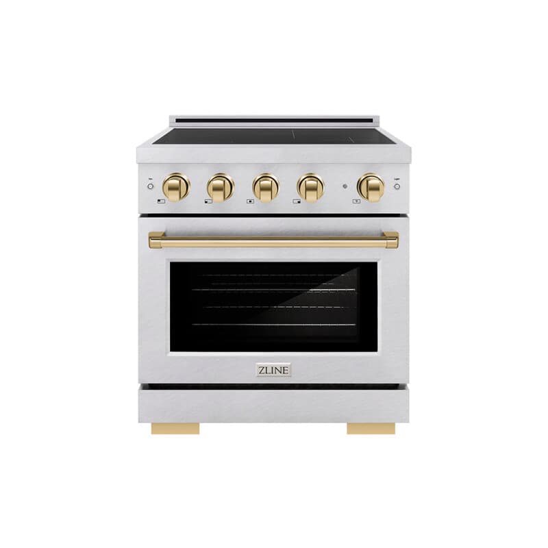 Autograph Edition 30 in. 4.2 cu. ft. Paramount Induction Range with 4 Element Cooktop and Electric Convection Oven