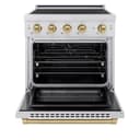 Autograph Edition 30 in. 4.2 cu. ft. Paramount Induction Range with 4 Element Cooktop and Electric Convection Oven view 3