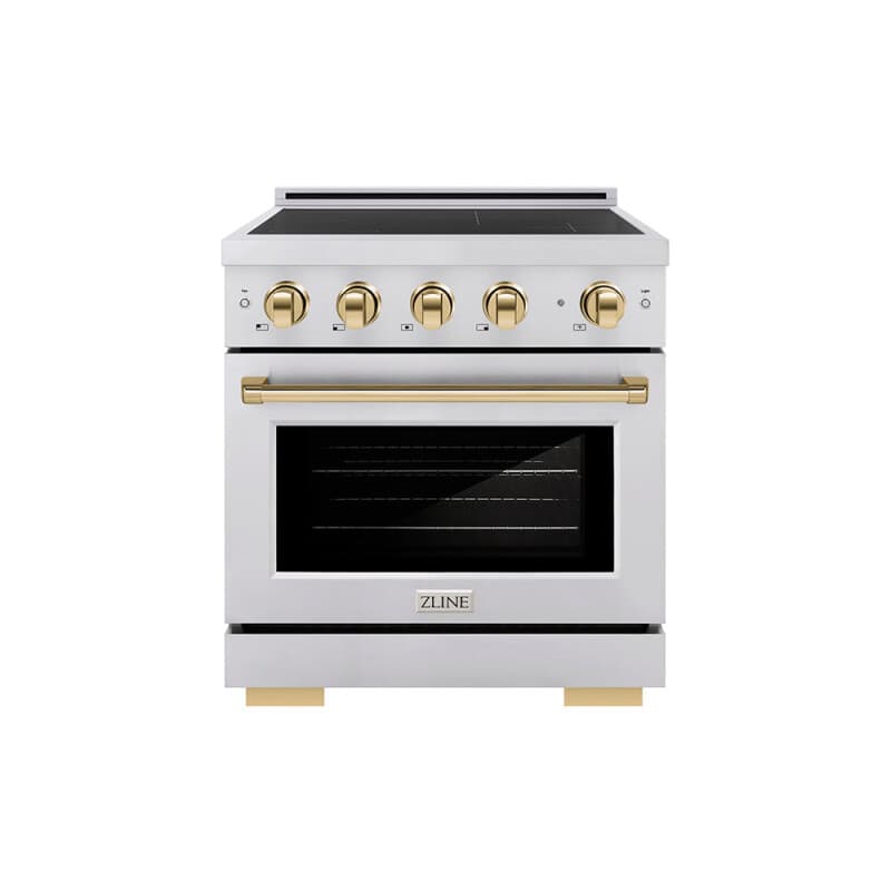 Autograph Edition 30 in. 4.2 cu. ft. Paramount Induction Range with 4 Element Cooktop and Electric Convection Oven