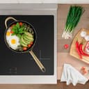 Autograph Edition 30 In. 4.2 Cu. Ft. Paramount Induction Range With 4 Element Cooktop And Electric Convection Oven In Stainless Steel With Matte Black Accents view 9