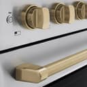 Autograph Edition 36 In. 5.2 Cu. Ft. Paramount Induction Range With 5 Element Cooktop And Electric Convection Oven In Stainless Steel With Champagne Bronze Helix Handle And Knob Accents view 9