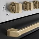 Autograph Edition 36 In. 5.2 Cu. Ft. Paramount Induction Range With 5 Element Cooktop And Electric Convection Oven In Stainless Steel With Black Matte Door And Champagne Bronze Accents view 5