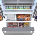 26.5 Cu.ft. Counter Depth 36 In. French 3-door Refrigerator With Internal Water Dispenser In Stainless Steel view 3