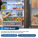 26.5 Cu.ft. Counter Depth 36 In. French 3-door Refrigerator With Internal Water Dispenser In Stainless Steel view 7