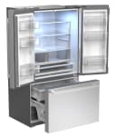 26.5 Cu.ft. Counter Depth 36 In. French 3-door Refrigerator With Internal Water Dispenser In Stainless Steel view 16