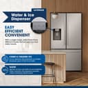 French 3-door Refrigerator With Water Dispenser view 15