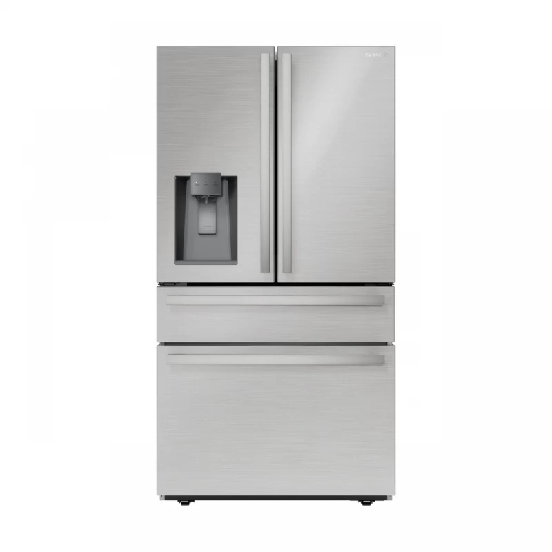 Sharp French 4-door Counter-depth Refrigerator With Water Dispenser