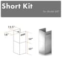 2-12" Short Chimney Pieces for 8 ft. Ceilings view 3