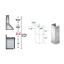 2-12 in. Short Chimney Pieces for 7.6 ft. to 8 ft. Ceilings view 3