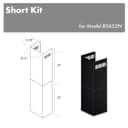 2-12" Short Chimney Pieces for 7 ft. to 8 ft. Ceilings view 2