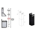 2-12 in. Short Chimney Pieces for 7 ft. to 8 ft. Ceilings view 2