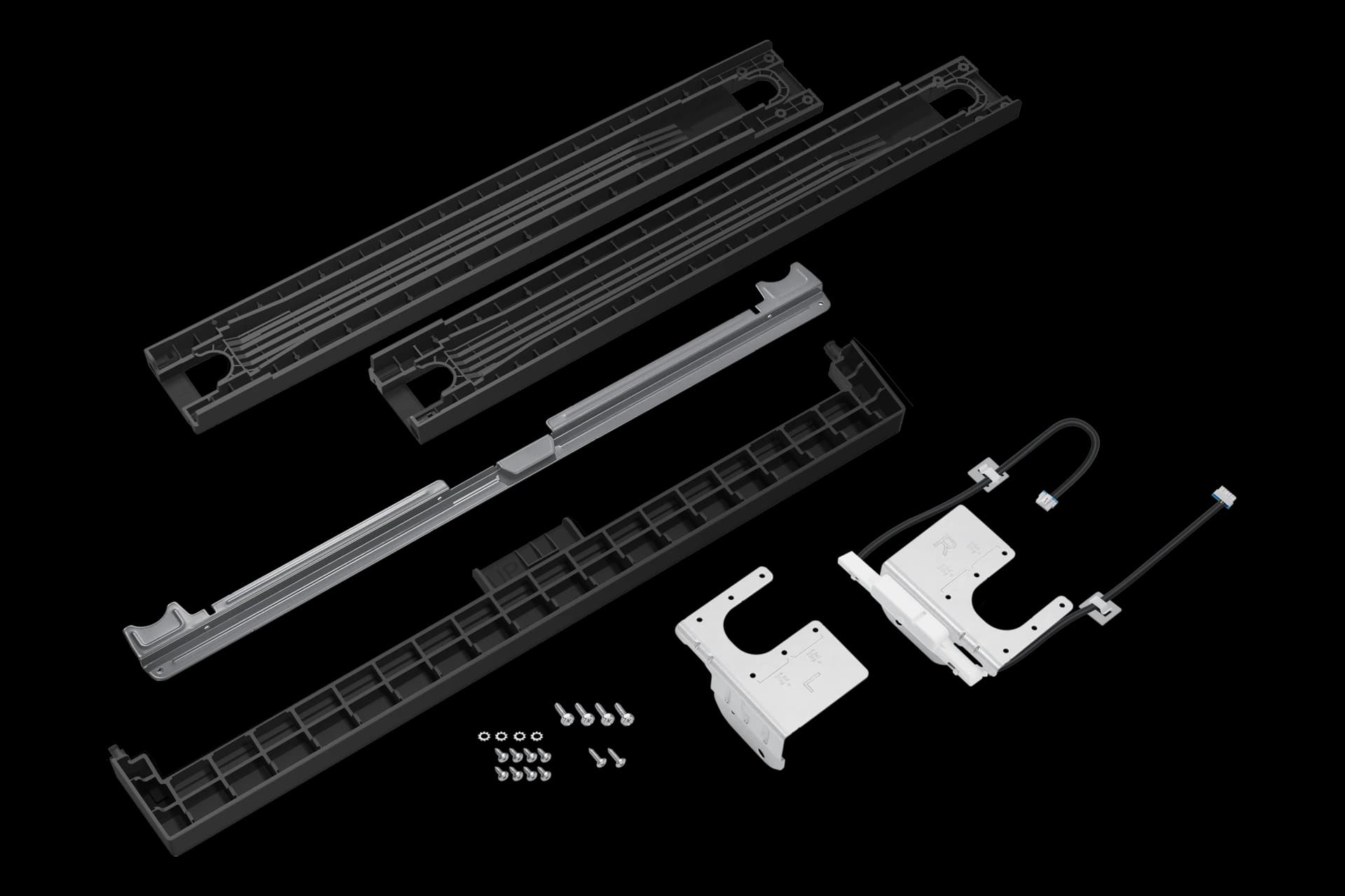 Stacking Kit for Washer And Dryer Pair Stacking & MultiControl Kit (8700 & 8900) | Brushed Black