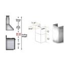 2-12 in. Short Chimney Pieces for 7 ft. to 8 ft. Ceilings view 3