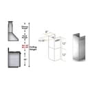 2-12 in. Short Chimney Pieces for 7.5 ft. to 8 ft. Ceilings view 2