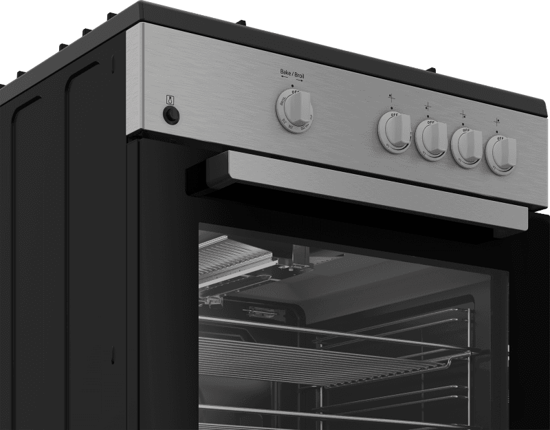 24" Stainless Steel Slide-In Gas Range