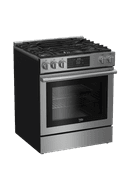 30" Stainless Steel Slide-In Gas Range view 1
