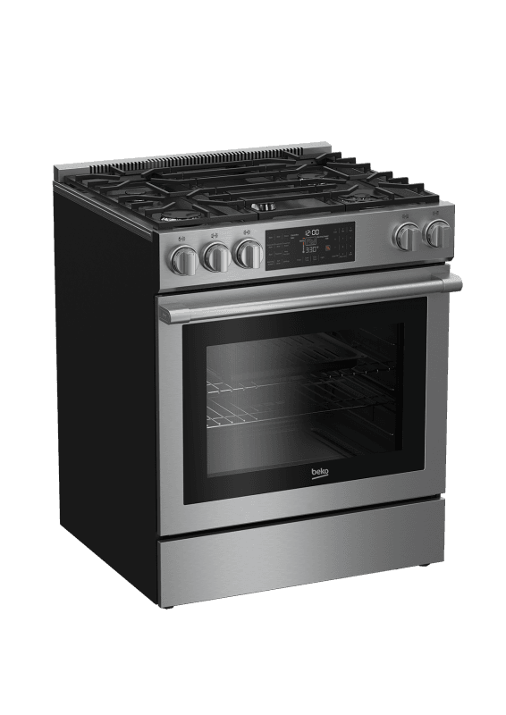 30" Stainless Steel Slide-In Gas Range