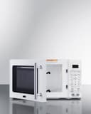 Compact Microwave with USB Ports and Allocator view 3