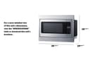 27" Wide Built-In Microwave (Trim Kit Included) view 4