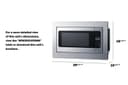 30" Wide Built-In Microwave (Trim Kit Included) view 6