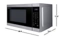 1.1 Cu. Ft. 1000w Stainless Steel Countertop Microwave Oven view 12