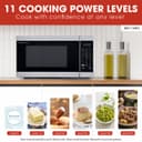 1.1 Cu. Ft. 1000w Smart Stainless Steel Countertop Microwave Oven view 15