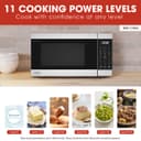 1.1 Cu. Ft. 1100w Flatbed Countertop Microwave Oven With Inverter Technology view 12