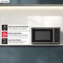 1.4 Cu. Ft. 1100w Black Stainless Steel Countertop Microwave Oven view 11