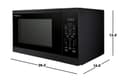 1.4 Cu. Ft. 1100w Black Countertop Microwave Oven view 10