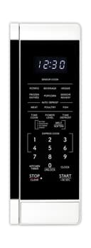 1.4 Cu. Ft. 1100w White Countertop Microwave Oven view 6