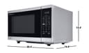 1.4 Cu. Ft. 1100w Smart Stainless Steel Microwave Oven With Inverter Technology view 13