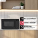 1.5 Cu. Ft. 900w Black Convection Countertop Microwave Oven view 14