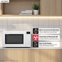 1.5 Cu. Ft. 900w White Convection Countertop Microwave Oven view 12