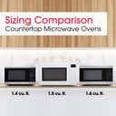 1.5 Cu. Ft. 900w White Convection Countertop Microwave Oven view 18