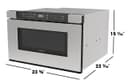 24 In. 1.2 Cu. Ft. Built-in Microwave Drawer™ Oven In Stainless Steel view 19