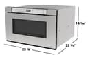 24 In. 1.2 Cu. Ft. Built-in Microwave Drawer™ Oven In Stainless Steel view 19