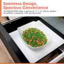 24 In. 1.2 Cu. Ft. Deco Series Built-in Smart Microwave Drawer™ Oven With Easy Wave Open In Black view 5
