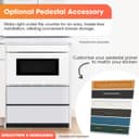 24 In. 1.2 Cu. Ft. Deco Series Built-in Smart Microwave Drawer™ Oven With Easy Wave Open In White view 12