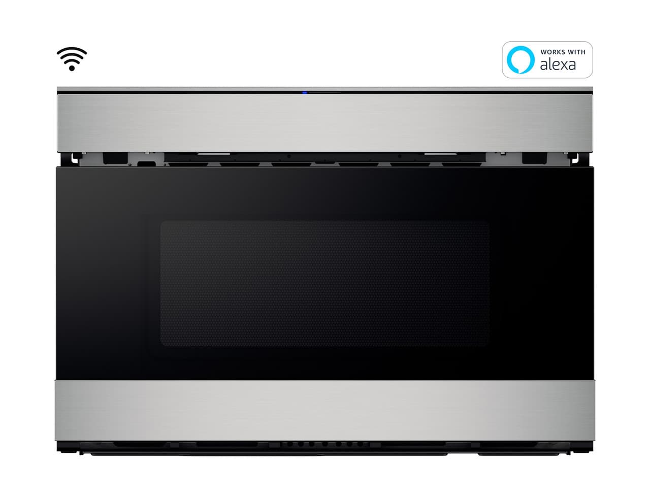 Sharp 24 In. 1.2 Cu. Ft. 950w Stainless Steel Smart Easy Wave Open Microwave Drawer Oven