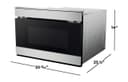 24 In. 1.2 Cu. Ft. 950w Stainless Steel Smart Easy Wave Open Microwave Drawer Oven view 12