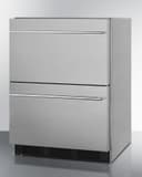 24" Wide 2-Drawer All-Refrigerator, ADA Compliant view 2