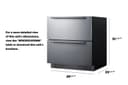 30" Wide 2-Drawer All-Refrigerator, ADA Compliant view 12