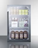 Shallow Depth Indoor/Outdoor Beverage Cooler view 3